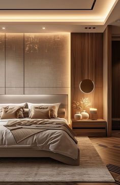 Modern Japandi bedroom blending Japanese minimalism with Scandinavian warmth Bedroom Male, Japandi Bedroom Design, Contemporary Guest Room, Men Room, Male Bedroom, Bedroom Men, Bedroom Adult, Male Bedroom Ideas, Japandi Bedroom