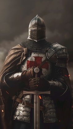 Crusader Knight Wallpaper, Templar Knight Wallpaper, Medieval Wallpaper, Dystopian City, Templar Knight, Knight Tattoo