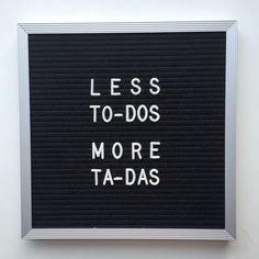 a sign that says less to dogs more ta - das