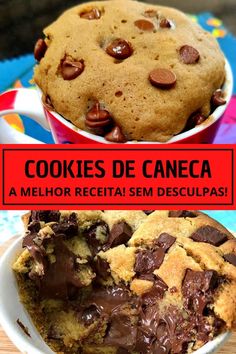 cookies de caneca, a melhora recetai sem desculpas