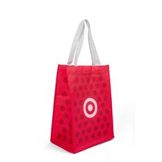 Whether you are shoppign Target or your local farmers market, this shopping tote has your back! The foldable design makes it easy to have on hand, in your car or in your everyday bag. Made with recycled, sturdy, non-woven material for reliable use you're sure to appreciate. This standard tote is a classic Target red with recognizable Target shopping basket design. Bring this reusable tote bag with you on your next Target run, or keep it in the car so you're always prepared to take home your late Reuseable Bag, Target Shopping, Target Run, Target Haul, Open Main, Basket Tote, Local Farmers Market, Basket Design, Basket Bag