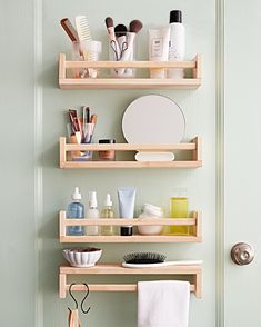 the instagram page on instagram com shows an image of shelves with cosmetics and personal care items