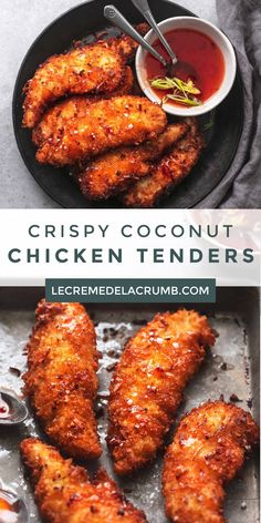 Pina Colada Dip, Pina Colada Dipping Sauce, Juicy Chicken Tenders, Coconut Chicken Recipe, Coconut Chicken Tenders, Caught In The Rain, Chicken Appetizers, Coconut Chicken, Chicken Tender Recipes