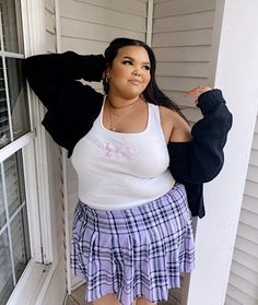 Body Skirt, Chubby Fashion, Fashion Corner, I Love U, Looks Plus Size, Cute Comfy Outfits, Mid Size, Indie Outfits, Love U