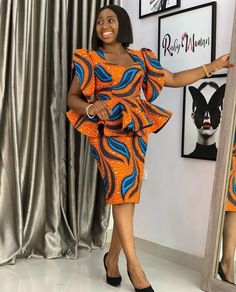 Beautiful Ankara Skirt And Blouse, Kitenge Styles, Skirt And Blouse Styles, Ankara Skirt And Blouse Styles, Shweshwe Dresses, Ankara Skirt And Blouse, Glittery Wallpaper