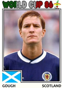 an image of a soccer player with scotland on the cover of his team's card