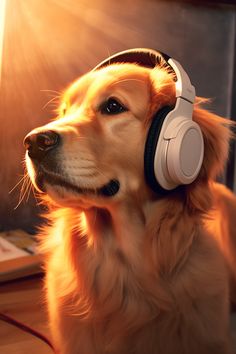 A Labrador wearing headphones, radiating warmth and friendliness as it enjoys its favorite tunes. Animals With Headphones, Dog With Headphones, Cheerful Expression, Phone Lock Screen Wallpaper, Monochrome Background, Phone Lock, Dog Boarding, Screen Wallpaper, Lock Screen Wallpaper
