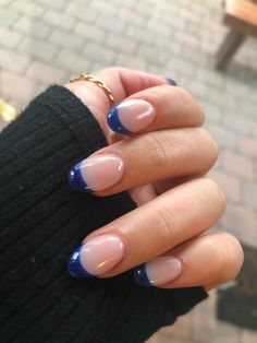 00s Mode, Teen Nails, Navy Nails, Viral On Tiktok, Eye Nails, Summery Nails, Casual Nails, Cute Gel Nails, Cat Eye Nails