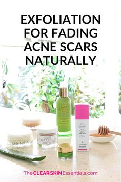 Exfoliation is the best way to fade acne scars naturally - but you have to do it properly! Learn about the difference between chemical exfoliation and physical exfoliation, what's most suitable for your skin type, recommended products, diy recipes, and ho