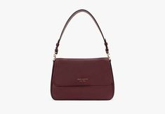 Designed for a classic flap silhouette in pebbled leather our Hudson bag is sure to become an everyday favorite. | Kate Spade Hudson Medium Convertible Shoulder Bag, Cordovan Fashion Clothes, Business Casual Outfits, Business Casual Outfits For Work, Girly Bags, Kate Spade Purse, Classic Flap, Handbags On Sale, Kate Spade Bag, Kate Spade New York