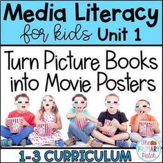 NOW AVAILABLE IN A MEDIA LITERACY BUNDLE! Click here to view Buy what you need to teach Media Literacy for the year and save $ *UPDATED APRIL 2020 with slides to use for REMOTE LEARNING and MORE student response pages, bulletin board headers, student cover pages, pictures and fonts :-)Prepare to be ... Media Literacy Grade 1, Media Literacy Poster, Media Literacy Activities, Media Literacy Lessons, Grade Three, Health Unit, Media Arts, Library Activities, Teacher Librarian