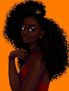 Natural Hair Art, Art Black Couple, Blk Art, Girl Wallpapers For Phone, Black Couple, Pelo Afro