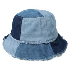 Brand New Denim Patchwork Bucket Hat That Is On Trend, While Offering A Stylish Shield From The Sun's Rays. This Hat Is Also Awesome For Covering Up Bad Hair Days One Size Fits Most. Patchwork, Patchwork Bucket Hat, Yellow Flip Flops, Camouflage Hat, Denim Bucket Hat, Men's Beanies, Camo And Pink, Rancher Hat, Denim Hat