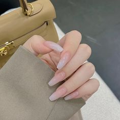 Korean Nail, Arylic Nails, Classy Acrylic Nails, Pretty Gel Nails, Clothing Haul, Aycrlic Nails