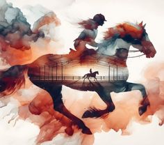 Horse Wallpaper For Laptop, Horse And Wolf, Horse Spirit Animal, Abstract Horse Art, Watercolor Horse Painting, Cute Horse Pictures, Rasy Koni, Horse Sketch