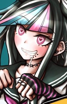 Ibuki Mioda 【DanganRonpa】 Pink, Hair, Danganronpa, Piercings