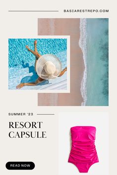 We’ve created the resort capsule wardrobe of your dreams! Are you ready to soak up the sun, feel the ocean breeze in your hair and the sand between your toes? @basiarestrepo [summer airport outfit travel style, what to wear on a plane, airport look summer, airport outfit summer, summer vacation necessities, cute vacation outfits, summer vacation, beach nails 2023, summer capsule wardrobe 2023, chic capsule wardrobe, all year capsule wardrobe]