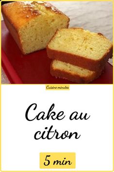 cake au citron grand - mere with the title