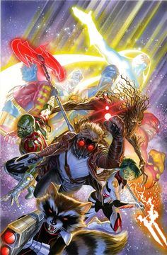 an image of the cover to rocketman and other comic characters in space with rockets