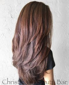 Long Layered Hair, Layer Panjang, Haircuts For Long Hair With Layers, Asymmetrical Hairstyles, Long Brown Hair, Long Thick Hair, Haircuts For Long Hair