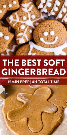 the best soft gingerbread is made with just 4 ingredients and it's ready to be eaten