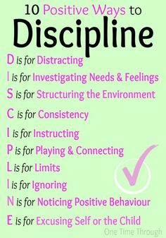 the 10 positive ways to discipline is for interacting with others and not being able to