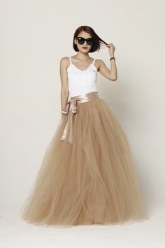 Women Wedding Maxi Full Tulle Skirt Apricot Floor Length Tulle Skirt Evening Long Skirt Wedding Photo Tulle Skirt 5 Layered Ruffle Tulle Skirt sold by Dressromantic Fashion on Storenvy Trinny Woodall, Plus Size Tulle Skirt Outfit, Tule Rok Outfits, Bridesmaid Maxi Skirt, Blush Tulle Skirt, Tutu Skirt Outfit, Puffy Tulle Skirt, Tulle Skirts Outfit, Gonna In Tulle