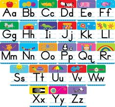 the alphabet is made up of different letters and numbers, including one for each letter