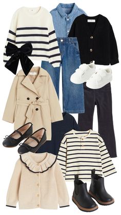 Packing ideas for Toddler Girl French Minimal Style Black and White Girl Winter Outfits Kids, Toddler Capsule Wardrobe Girl, Kids Winter Outfits Girl, Preppy Toddler Girl Outfits, Winter Toddler Outfits Girl, Toddler Girls Outfit Ideas, French Baby Style, Toddler Girl Winter Outfits