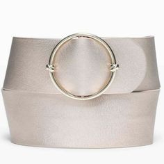 Wide Belts Are One Of The Hottest New Accessories For Fall, And This Sophisticated Metallic Version Is Definitely Going To Be A Best-Seller. It's Minimal Yet Eye-Catching, Making It Easy To Pair With Casual Outfits Or Evening Looks. Sophisticated And Undeniably Modern, The Elowen Is Crafted In Luxe Metallic Leather And Features A Sleek Silver-Plated Buckle With Knot Accents For A Minimal, Chic Finish. 100% Leather With Metallic Finish 2½" Width Leather Waist Belt With Open Circular Adjustable Cl Wide Belts, Leather Waist Belt, Metallic Rose Gold, New Accessories, Minimal Chic, Wide Belt, Club Monaco, Rose Gold Color, Metallic Leather