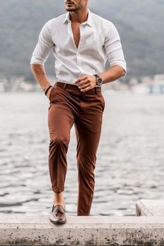 Simple Men Wedding Outfit, Wedding Male Guest Outfit, Wedding Outfit Man Guest, Men's Dinner Outfit, Simple Wedding Outfit Men, Man Dinner Outfit, Male Dinner Outfit, Wedding Guest Outfit Men Casual, Wedding Guest Outfit Man