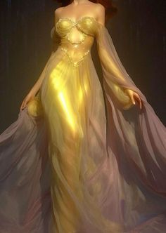 Ethereal Dress, Yellow Gown, Foto Poses, Fantasy Gowns, Fairytale Dress, Fantasy Dress, Glam Dresses, Fantasy Fashion, Style Outfits