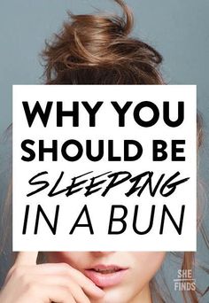 Why you should be sleeping in a bun Diy Refashion Clothes, Hair In A Bun, Videos Aesthetic, Messy Short Hair, Bun Hair, Long Natural Hair, Hair Videos Tutorials, Roots Hair, Refashion Clothes