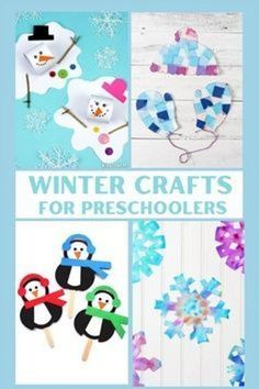 winter crafts for preschoolers to make