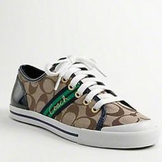 Coach Shoes - MUST GO $70 w/ shipping on PayPal! Sneaker Cabinet, Tenis Coach, Coach Shoes Women, Shoes Wallpaper, Coach Sneakers, White Tennis Shoes, Fashion Shoes Boots, Patent Leather Heels, Shoes Color