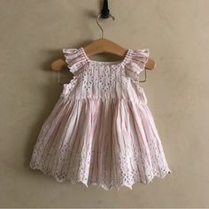 Beautiful Cotton Dress With Eyelet Embroidery. This Is A Set Of Dress And White Cotton Diaper Cover. New With Tag. Chest Across Is 10.25” Wonder Woman Dress, Blue Sparkly Dress, Ruffle Bottom Dress, Girls Denim Dress, Patriotic Dresses, Sleeveless Denim Dress, Overall Outfit, Sleeveless Knit Dress, Dresses Baby
