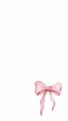 a pink bow on top of a white wall