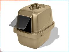 Van Ness Pets Odor Control Large Enclosed Sifting Cat Pan with Odor Door, Hooded, Beige, CP66 Homemade Dog Food, Toilet Ideas, Cats And Cucumbers, Cat Toilet, Cool Vans, Pet Odors, Pet Hacks