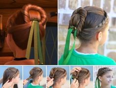 Frozen Disney, Princess Hairstyles, Anna Frozen Hair, Frozen Hairstyles, Disney Hairstyles, Anna Hair, Frozen Hair, Disney Hair, French Twist