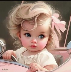Cute Walpaper, Cartoon Baby, Big Eyes Art, Baby Pics, Cute Cartoon Pictures, Angel Pictures, Pretty Wallpapers Backgrounds, Amazing Art Painting, Animal Coloring Pages