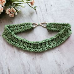 "This practical but stylish headband will keep your unruly hair in place. It is hand crocheted and has an elastic band attached so it will stretch to your head size.  It is made from a mercerized cotton thread and is washable. It is made to order. The headband shown is 18\" plus  the 3\" elastic which can be stretched a little more. It will fit comfortably on a head of a 22\" circumference, measured from the base of the back of the head to the center on top of the head.  To ensure a perfect fit l would recommend for you to measure your own head and let me know if you need it larger or smaller. Other colors are also available." Stylish Headbands, Unruly Hair, Boho Headband, Avocado Green, Crochet Headband, Hair Accessories Headbands, 3 Things, Cotton Thread, Your Head