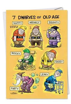 the seven dwarfs of old age