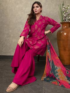 Jacquard Suit, Jacquard Shirt, Shocking Pink, Shirt Fabric