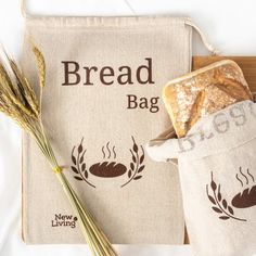 Tela, Patchwork, Baking Kit Gift, Bag Bread, Linen Bread Bag, Potato Bag, Bread Bag, Bread Storage, Bread Bags