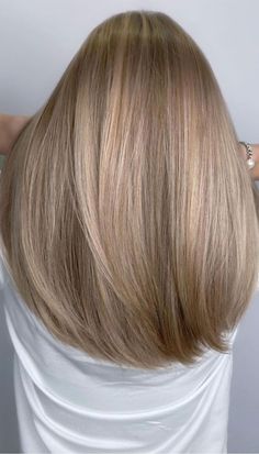 50 Fabulous Fall Hair Color Ideas For Autumn 2022 : Wheat Blonde Medium Length Wheat Blonde Hair Color, Hairstyles For Straight Medium Length, Medium Champagne Hair Color, Hair Color Ideas For Autumn, Autumn Blonde Hair, Straight Medium Length Hair, Medium Blonde Hair Color, Wheat Blonde