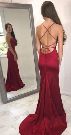 Prom Dress With Train, Robes D'occasion, Hoco Dress, Backless Evening Dress, Prom 2020, Prom Dresses Long Mermaid, Prom Dresses 2019