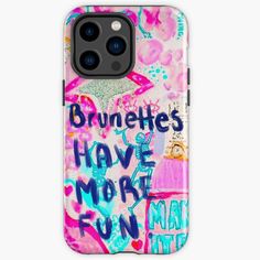 a phone case with the words brunches have more fun on it iphone 11 / 12