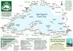 the lake superior circle tour map