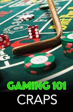 gambling 101 craps with two dice on the table and one wooden stick sticking out of it