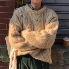 Beautiful Cable Knit Sweater Soft And Comfortable Narnia, Fall Fits, Gift With Purchase, 가을 패션, Cable Knit Sweater, Mode Inspiration, Dream Clothes, Sweater Weather, Cable Knit Sweaters